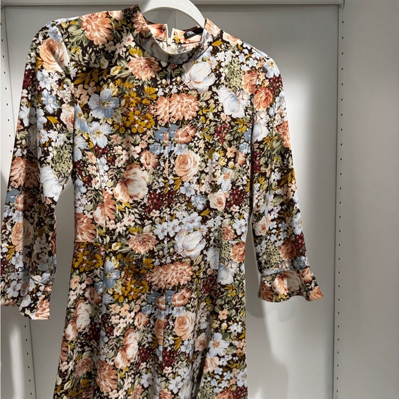 PRINTED MINI DRESS - Picture 3 of 3